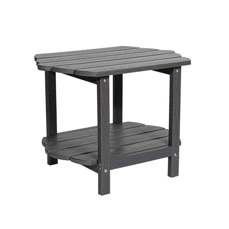 Matériel de HDPE de table basse à deux niveaux minimaliste moderne et durable robuste
