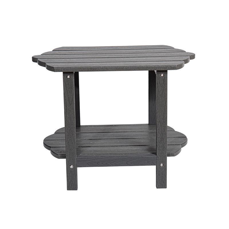 Matériel de HDPE de table basse à deux niveaux minimaliste moderne et durable robuste