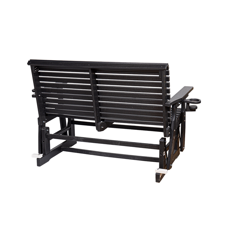 Chaise coulissante de patio extérieur en PEHD résistant aux intempéries