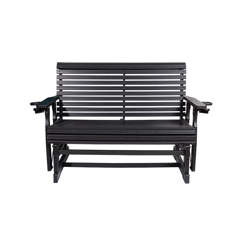 Chaise coulissante de patio extérieur en PEHD résistant aux intempéries